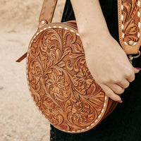 STOCKYARD TOOLED CANTEEN BAG