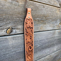 Hand Tooled Floral Rifle Sling