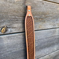 Handmade Inlaid Rifle Sling-Brown Inlay