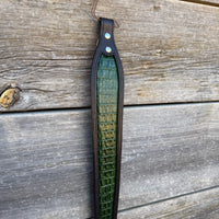 Handmade Inlaid Rifle Sling-Black