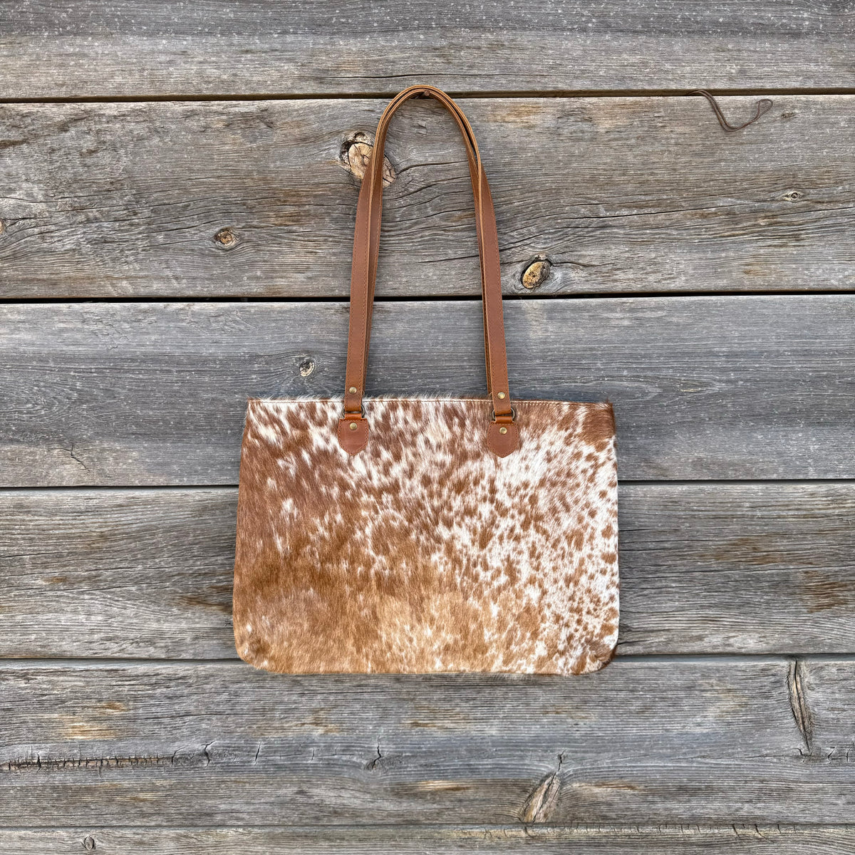 Genuine Cowhide Large Tote