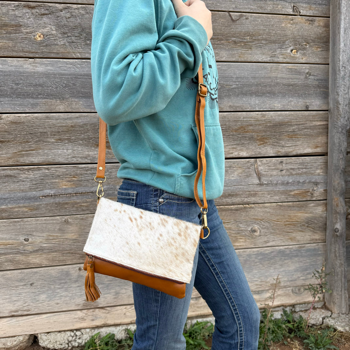 Small Cowhide clutch/crossbody