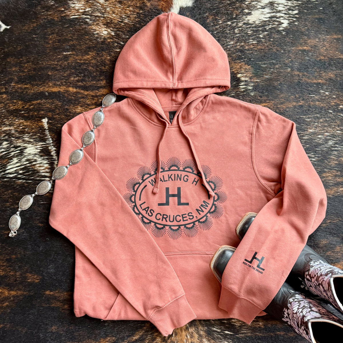 Desert Rose Hoodie with Frilly Maker's Mark